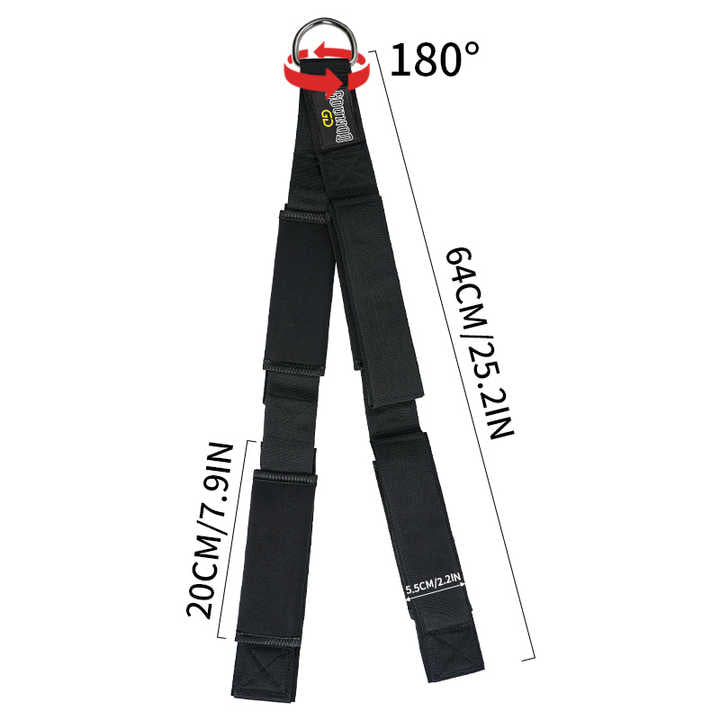 Triple rope cable tie grips