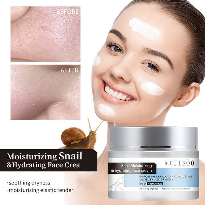 Repairing Snail Collagen Anti-aging Face منتجات التجميل والعناية بالبشرة كريم الحلزون