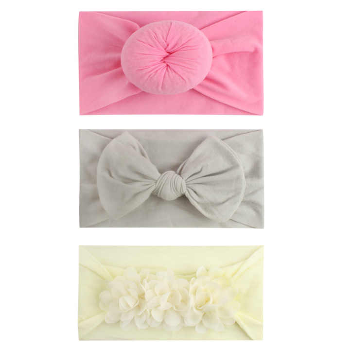ربطة عنق شيفون دونات جديدة للأطفال وربطة . New Children's Chiffon Donut Bow Tie and