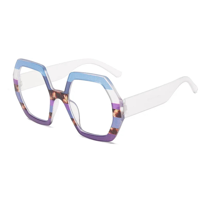 Women Geometric Square - New Oversized Glasses for Women