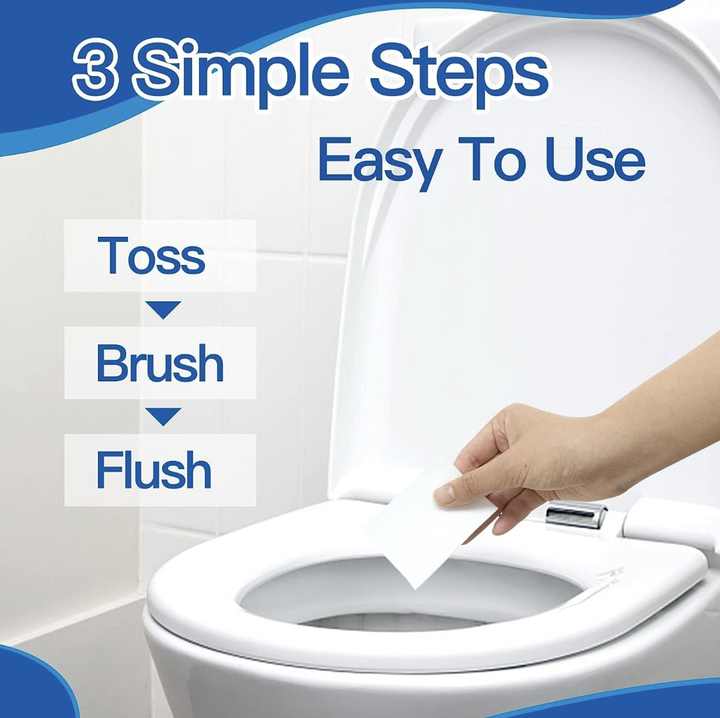 OEM Toilet Bowl Detergent Sheet Cleaning- Fast Dissolving for Removal