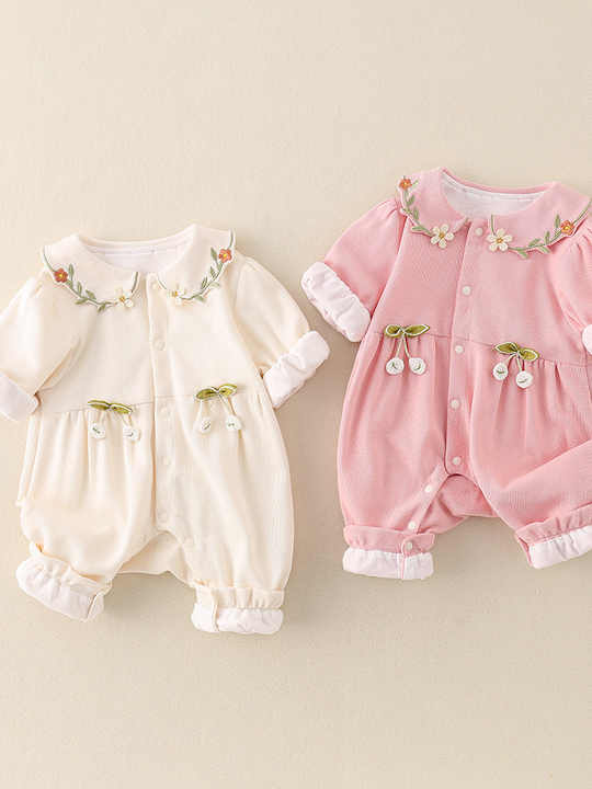 Newborn Girls Romper Set