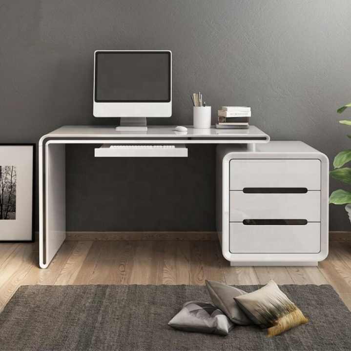 simple wooden desk