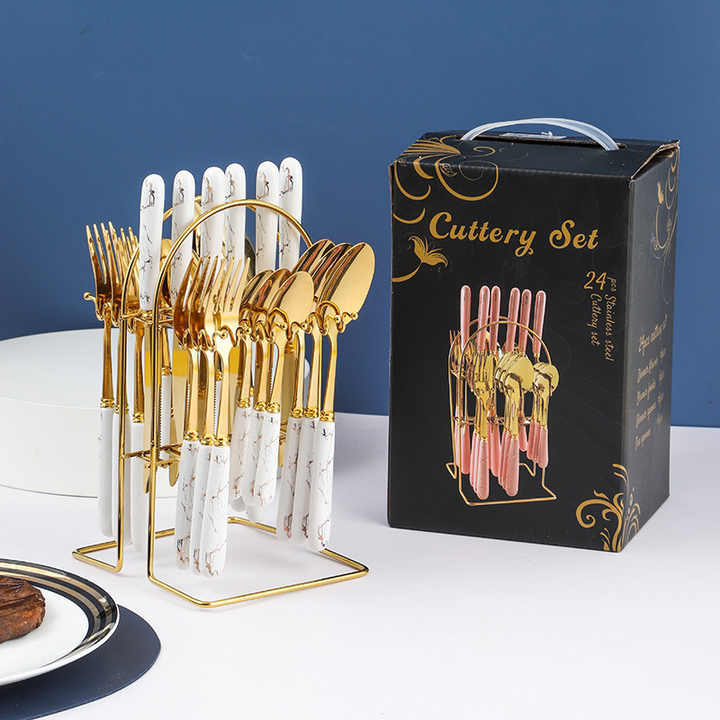 طقم أدوات مائدة من الفولاذ المقاوم للصدأ ,Stainless Steel Cutlery Set