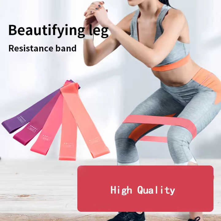Lightweight flat latex bands