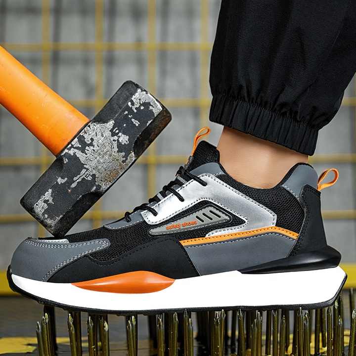 open toe safety shoes