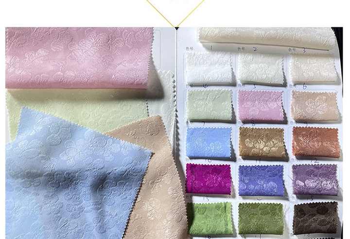 Women's Fabrics for Dress Stretch Satin Jacquard Woven Fabric