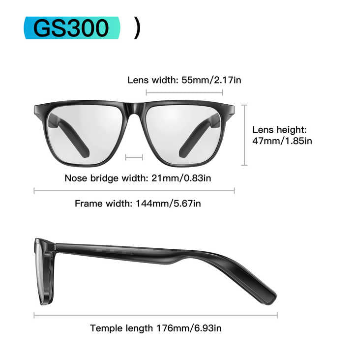 unglasses Touch Call Musi -نظارات شمسية ذكية للرجال والنساء