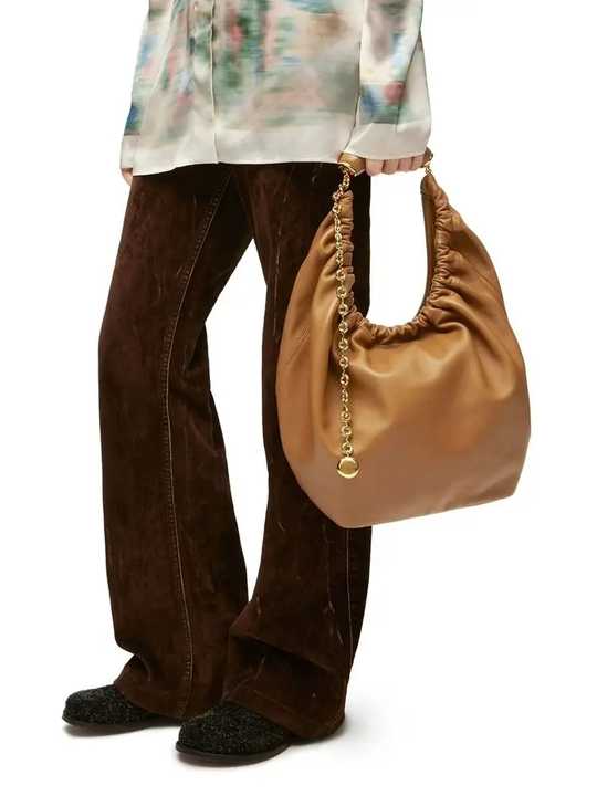New bag in soft folded cowhide