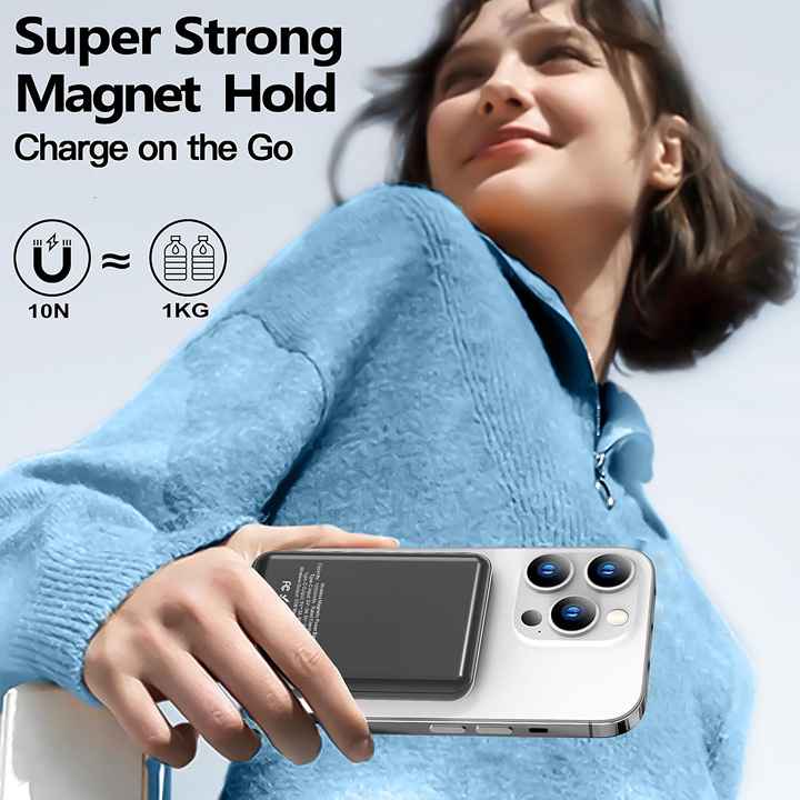 Magnetic portable battery . بطارية محمولة مغناطيسية