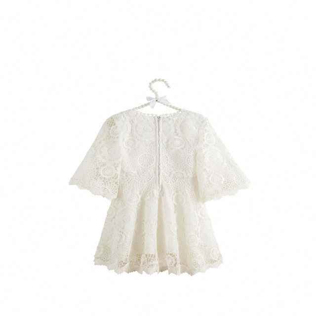 Wholesale Girls Party Dress Lace One Piece Elegant Dresses for Toddler Girls