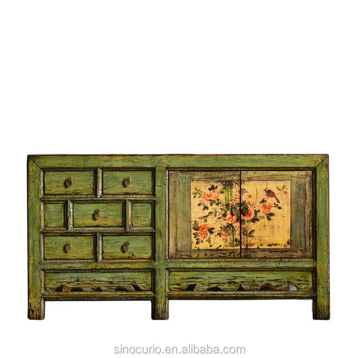 بوفيه شرقي من الأثاث العتيق ,Vintage Antique Furniture Oriental Buffet