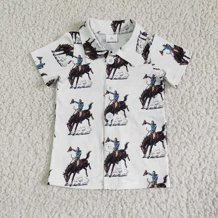 Baby Boys Short Sleeve Western