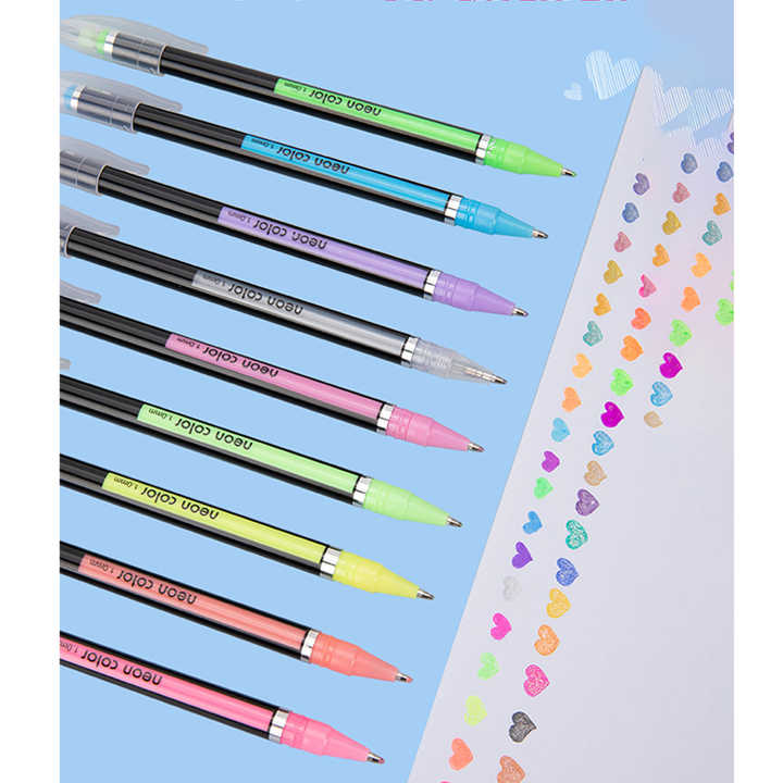 Colored Gel Pens - School and office supplies