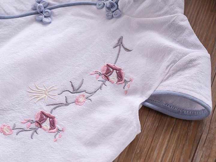 Baby Girls Hanfu Clothes Set