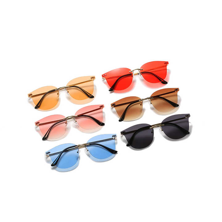 Women's Sunglasses New Rimless Fashion GM Sunglasses for Men and Women Wholesale UV400 Sun Glasses