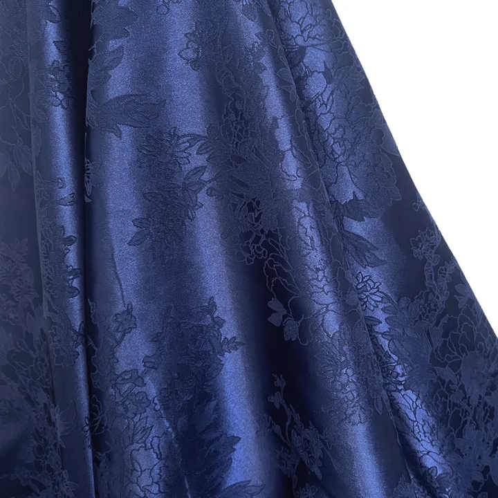 Ice silk jacquard dress fabric for women