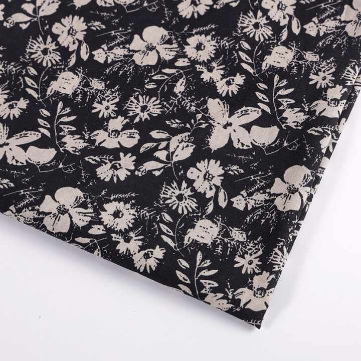 Design Flower Pattern-Printed Cotton