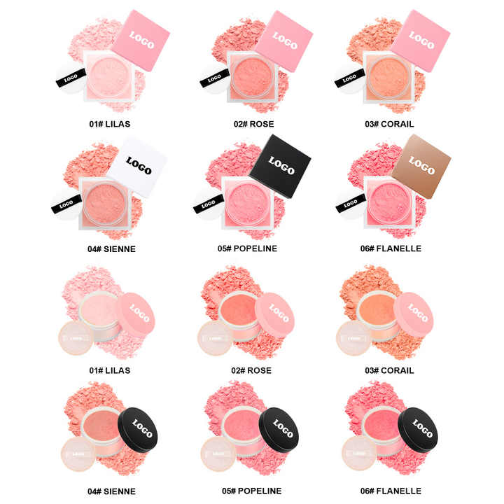 Face and cheek makeup