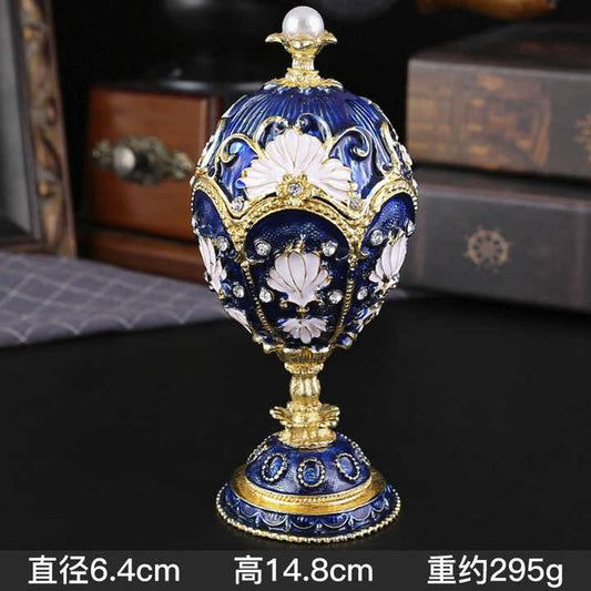 Decorative Music Box for Gift-m Pearl Egg Jewelry Box