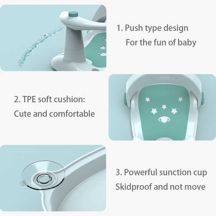 Baby Wash Seat Adjustable Sitting-كرسي حمام للأطفال