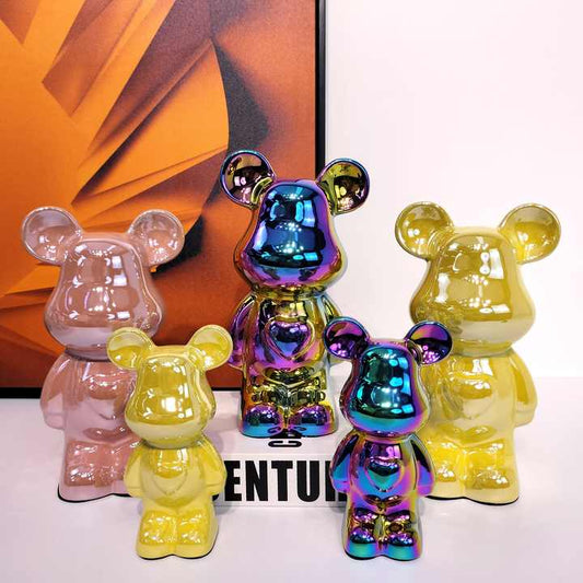 Customized Luxury Decoration Accessories - Bear Decor Ceramics Factory