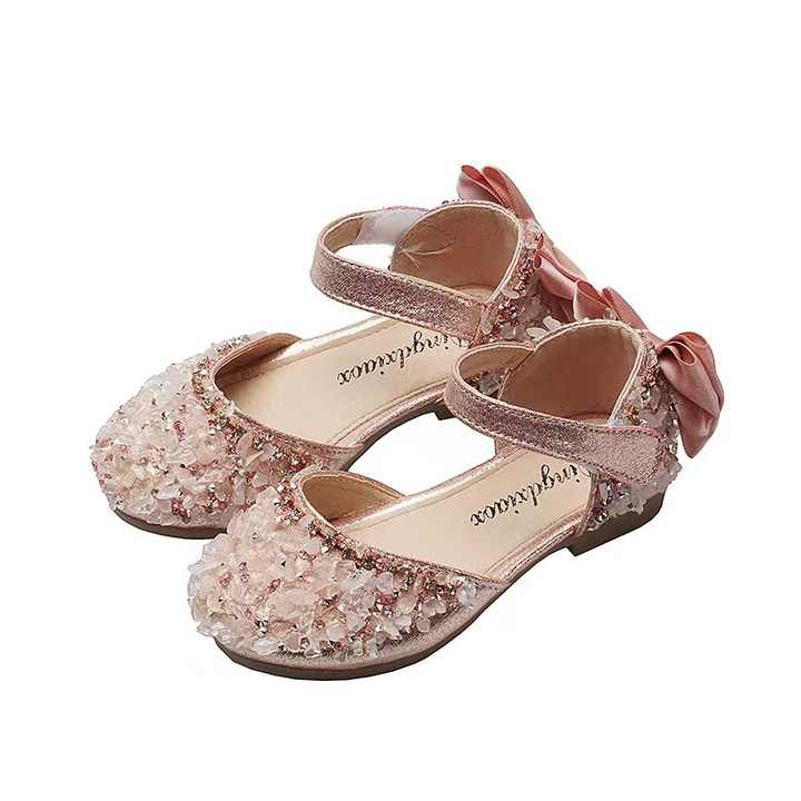 Girls' Shoes Half Sandals with Rhinestone
