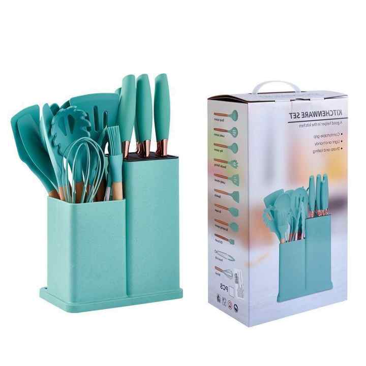 مجموعة أدوات مطبخ سيليكون- Silicone kitchen utensil set