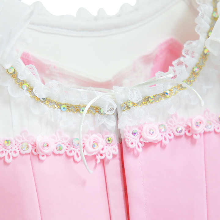 Princess Garden Style Pink Long Dress