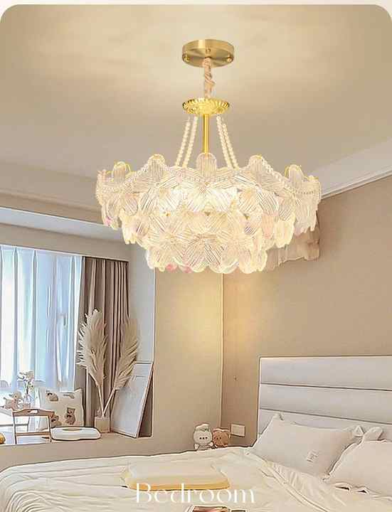 French Cream Style Modern Simple Luxury-Crystal Chandelier