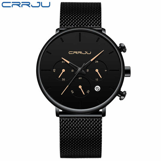 CRRJU Business Quartz Watch, 2271 Stainless Steel