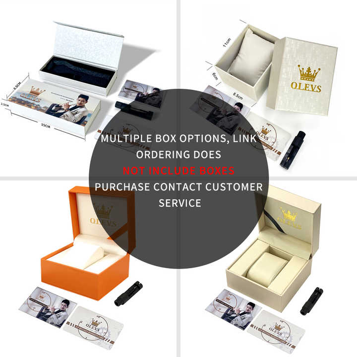 OLEVS 6898 Famous Brand Stainless Steel Watch w