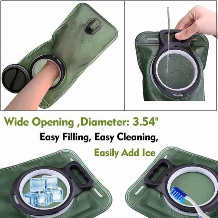 أكياس مياه من المواد للتخييم والتنزه وركوب . Water Bags Material for Camping, Hiking