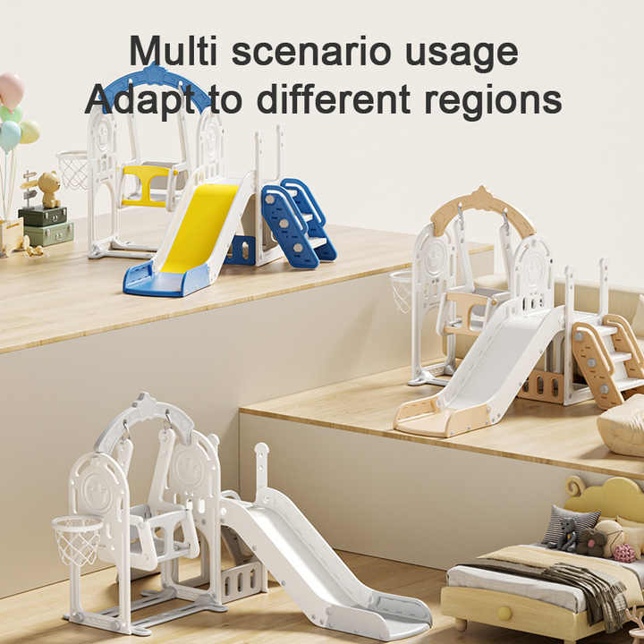 Outdoor games, slides and swings