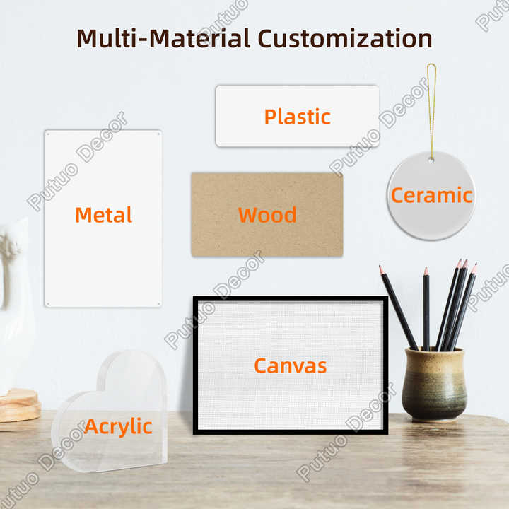 Wooden wall decor set