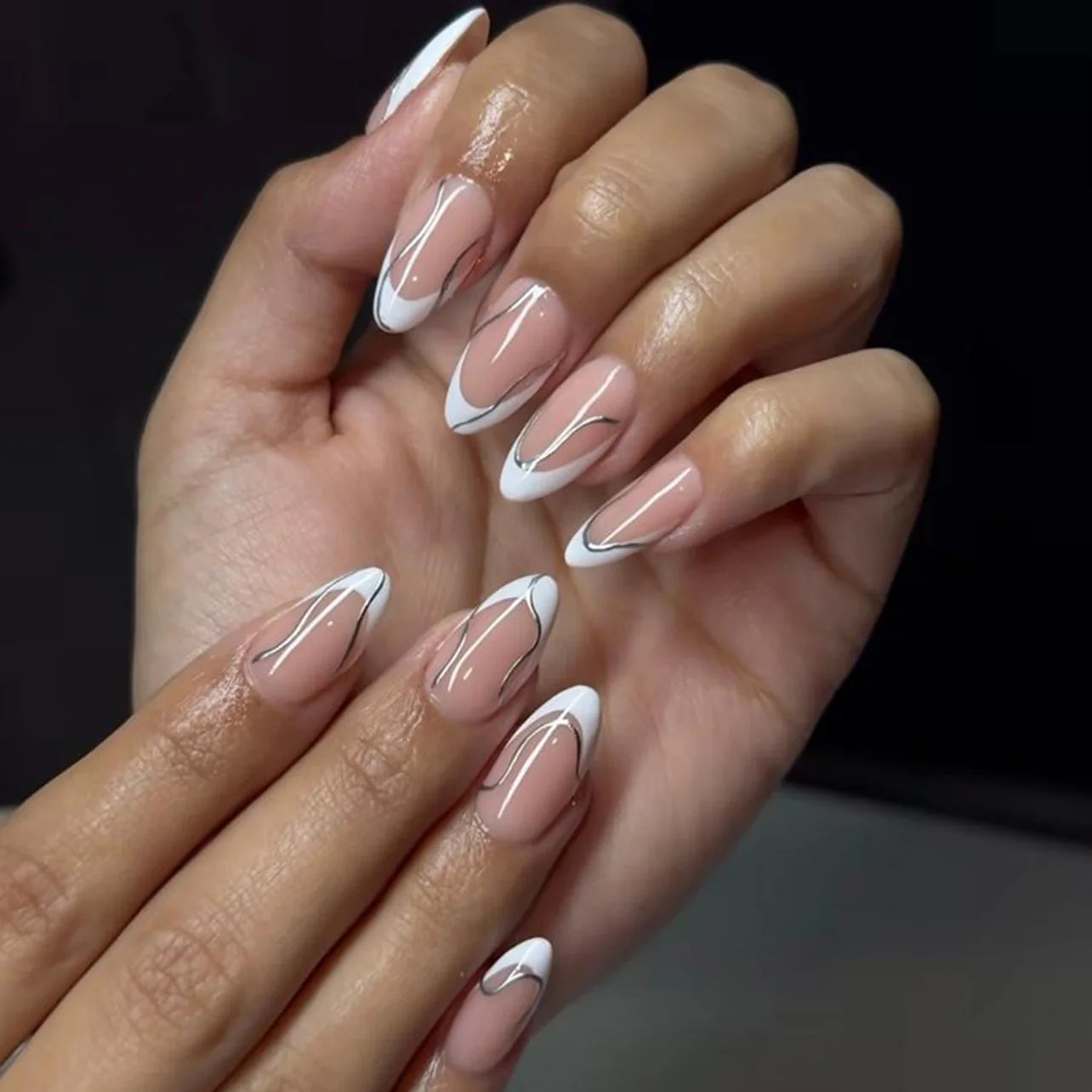 Short almond nails