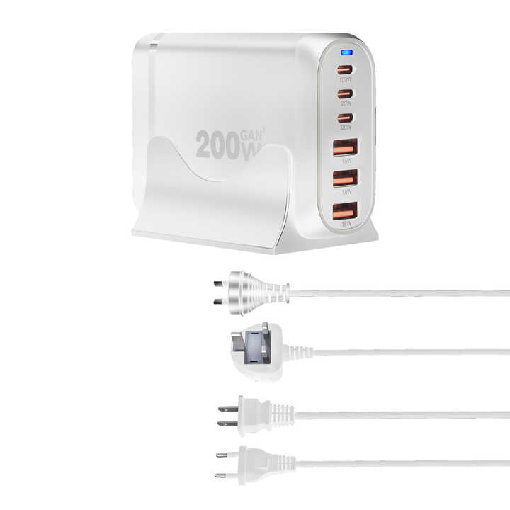 C 4C2A 6-Port Fast Charging for Computers
