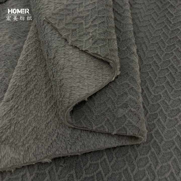 Fleece Fabric for Pajamas and Blankets - Custom Double-Sided Color Burnt Print Fleece Fabric