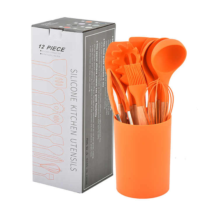 12-Piece Silicone Kitchen Utensil Set