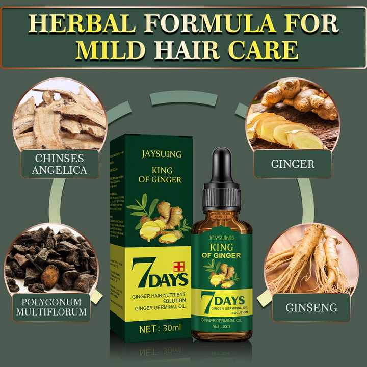 Natural hair growth oil