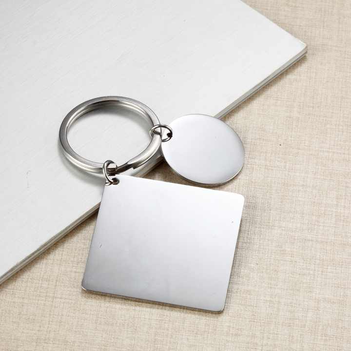 Diy Stainless Steel Keychain Couple