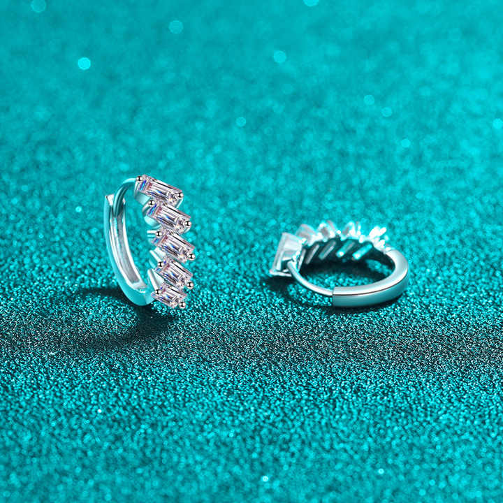 Silver Moissanite Diamond Carat