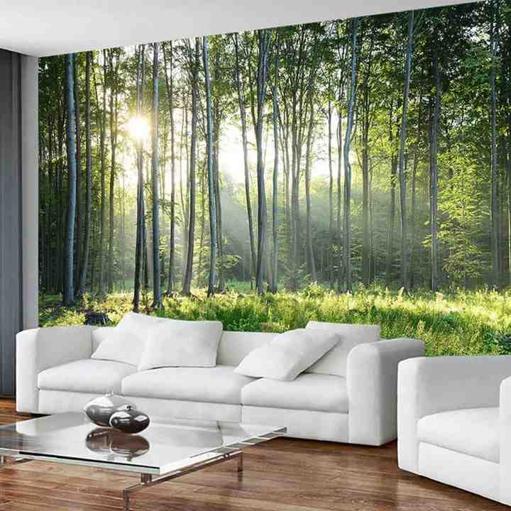 Custom 3D Flower Print Mural Wallpaper