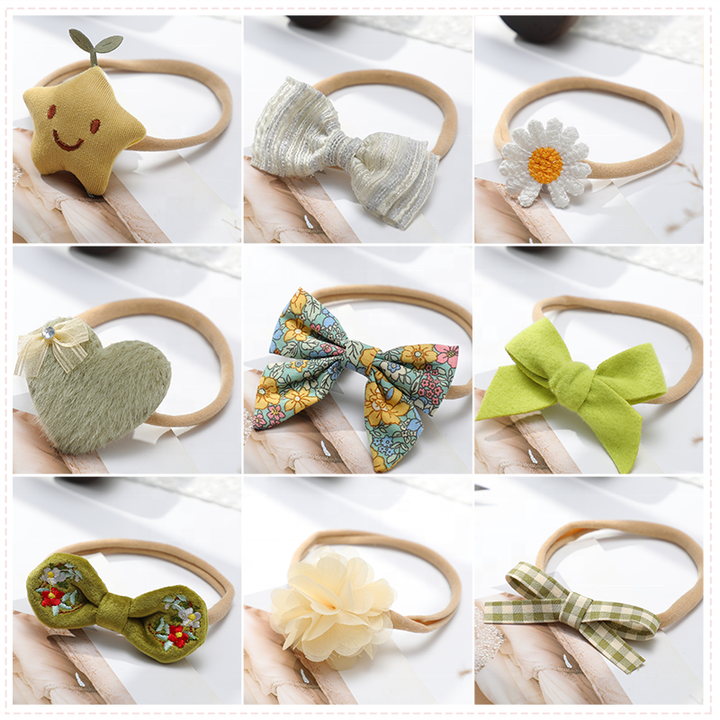 Elastic Nylon Headband Hair Accessories for Little Girls
