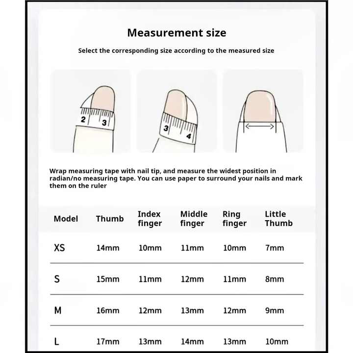 Acrylic Nails Press on أظافر أكريليك طويلة ومتوسطة
