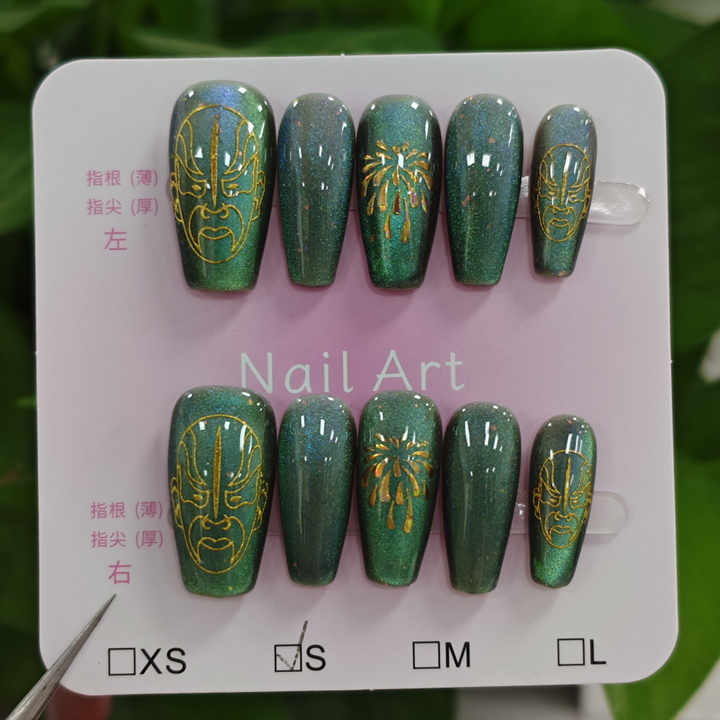 اظافر يد زهرة