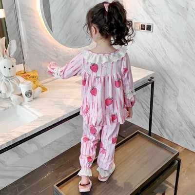 Children Spring pink Pajamas Clothing Set