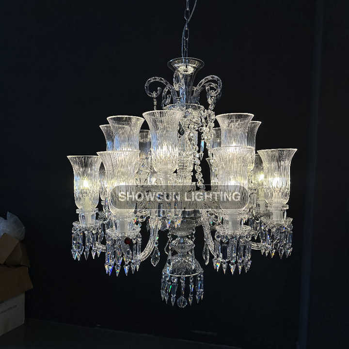 Luxury modern glass chandeliers