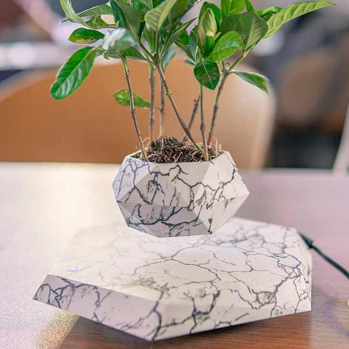 Magnetic Floating Hanging Flower Pots-