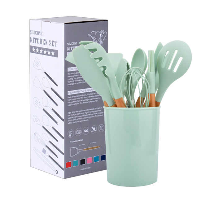 Utensils Set with Wooden Handle